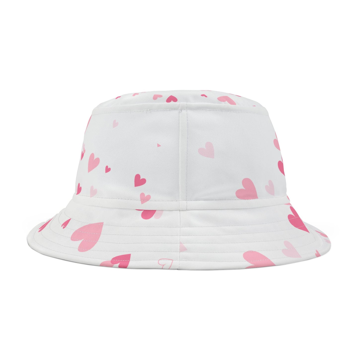 Pink Hearts Bucket Hat