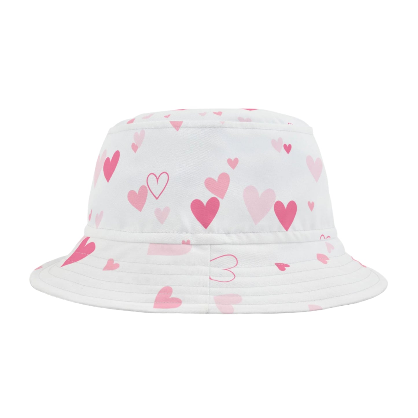 Pink Hearts Bucket Hat