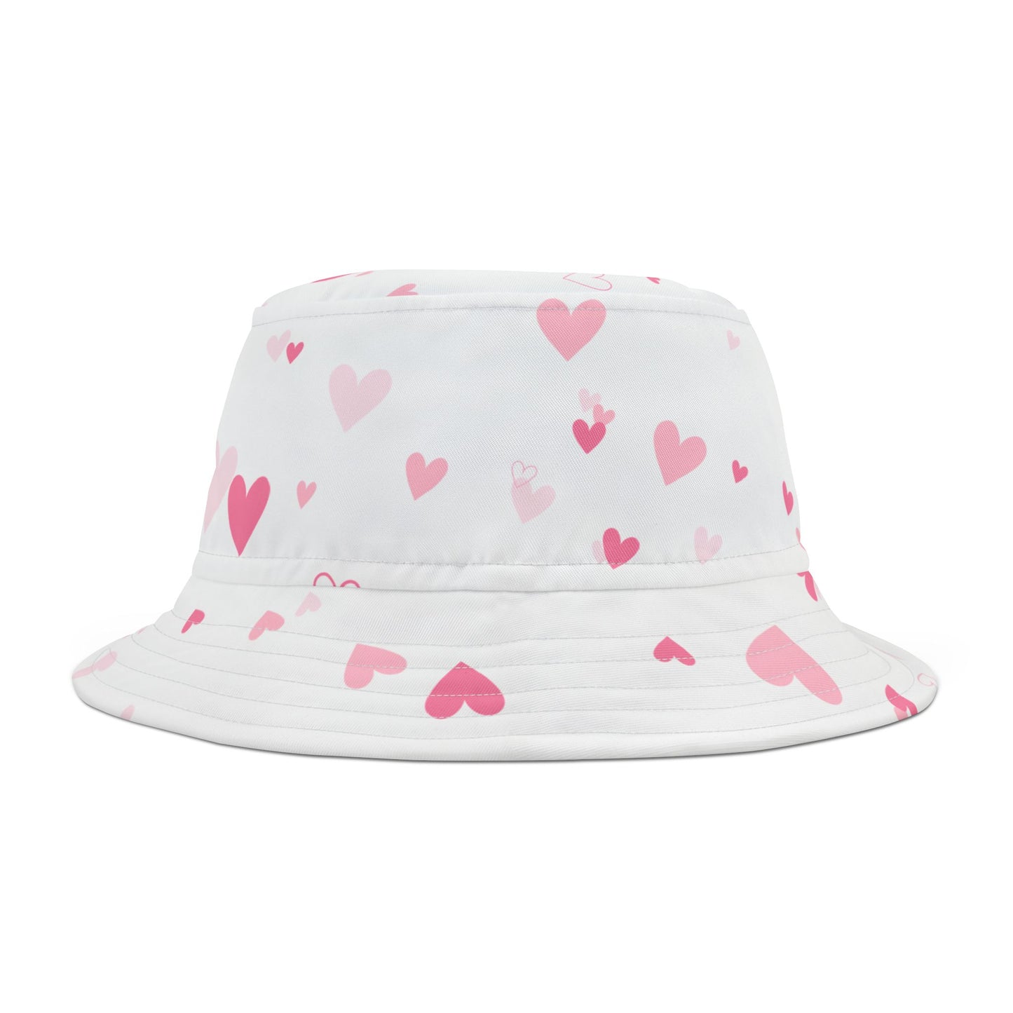 Pink Hearts Bucket Hat