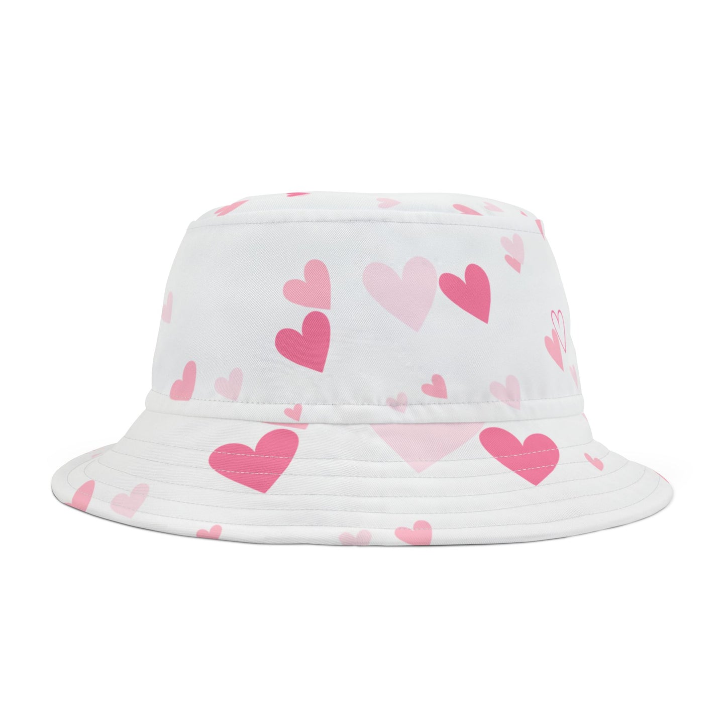 Pink Hearts Bucket Hat