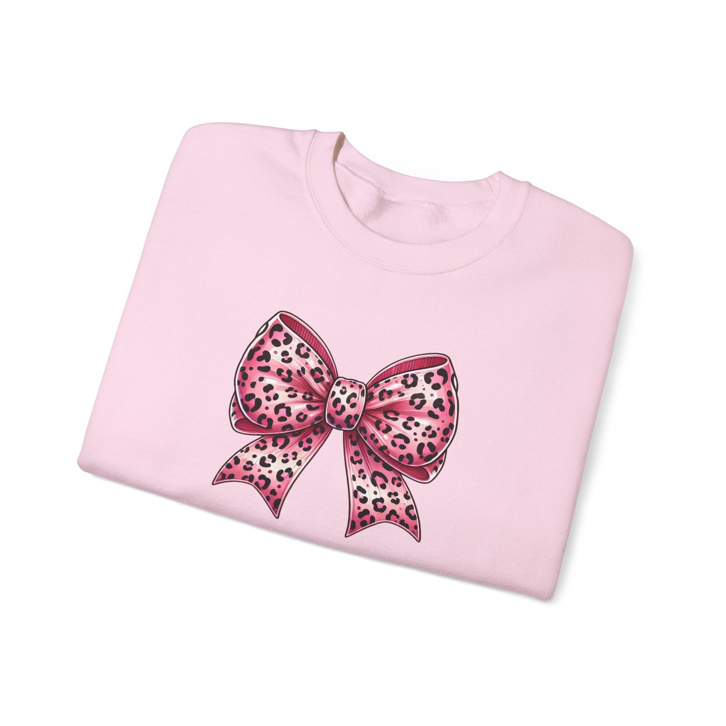 Pink Leopard Bow