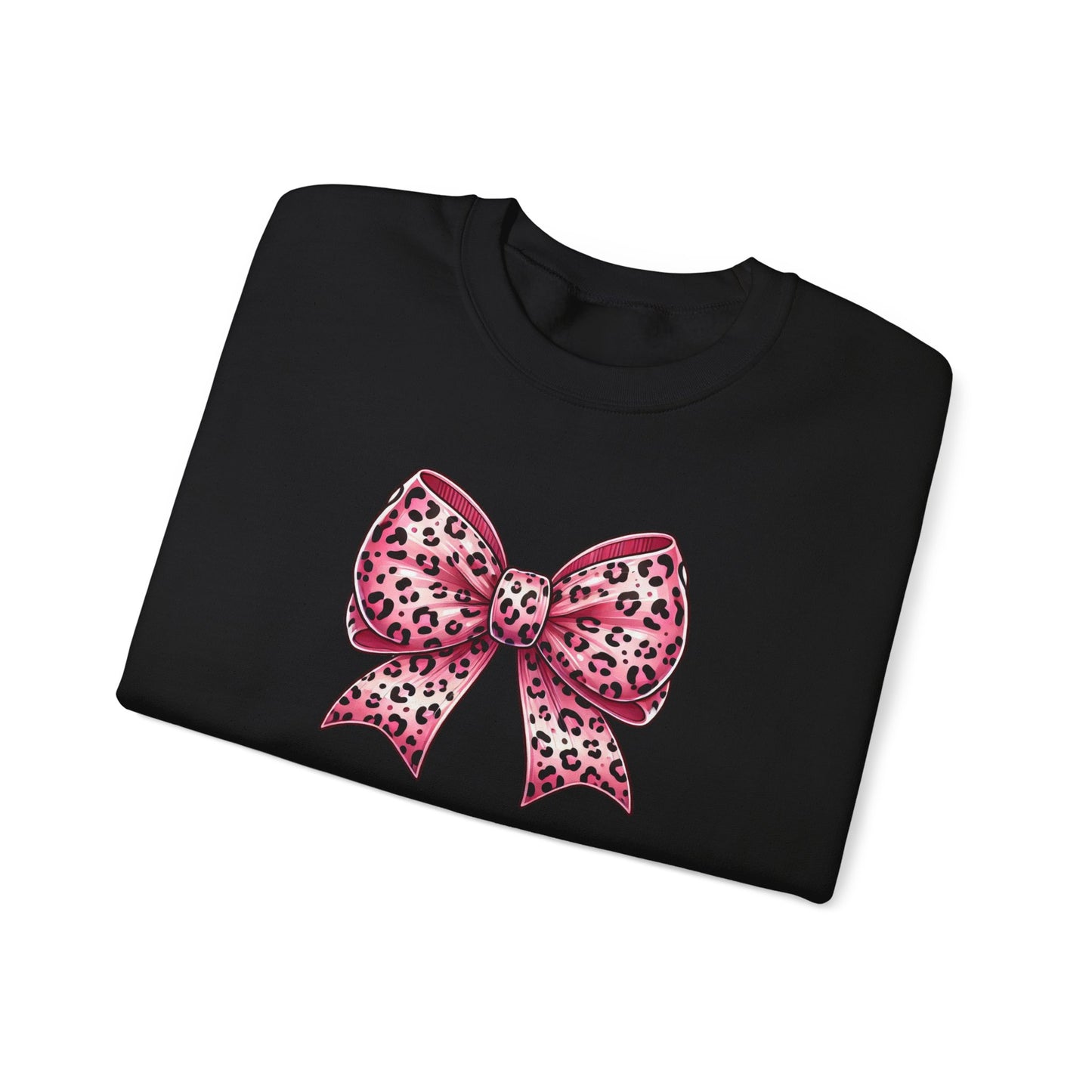 Pink Leopard Bow